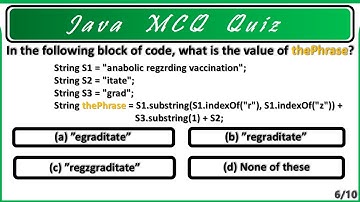 Java Programming MCQ | Java mcq questions and answers | Java quiz |   Java Multiple Choice Questions