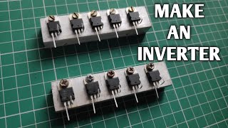 Make an Inverter 12v - 220v AC