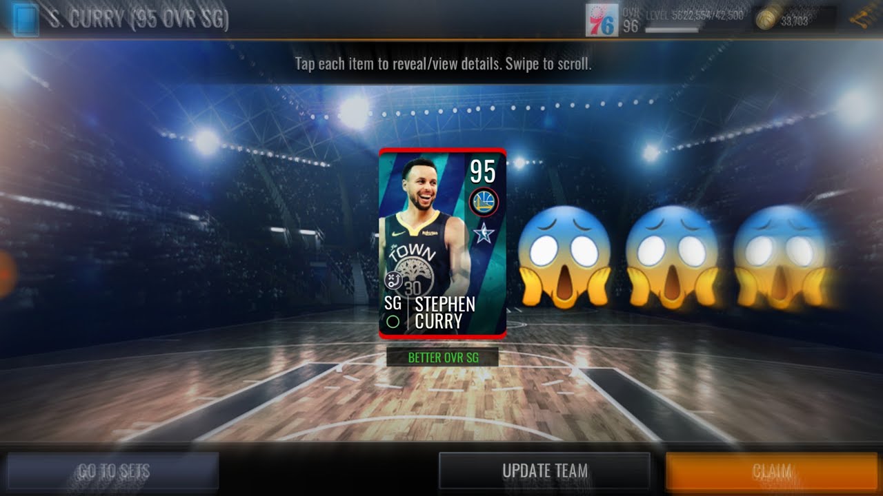 95 OVERALL STEPHEN CURRY GAMEPLAY!! (NBA LIVE MOBILE 19)