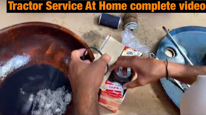 | How to service Massey Tractor at home in 10 Minu...