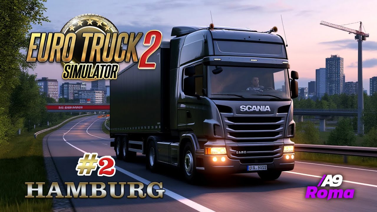 Гамбург - Германия - Euro Truck Simulator 2 🚚 Дальнобойщики ~ Truckers MP 
