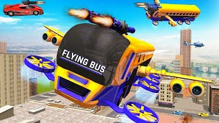 flying bus driving simulator || Bus game screenshot 5