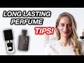 6 Tips to Make Your Perfume LAST LONGER