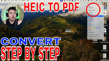✅  How To Convert HEIC File To PDF On Mac 🔴
