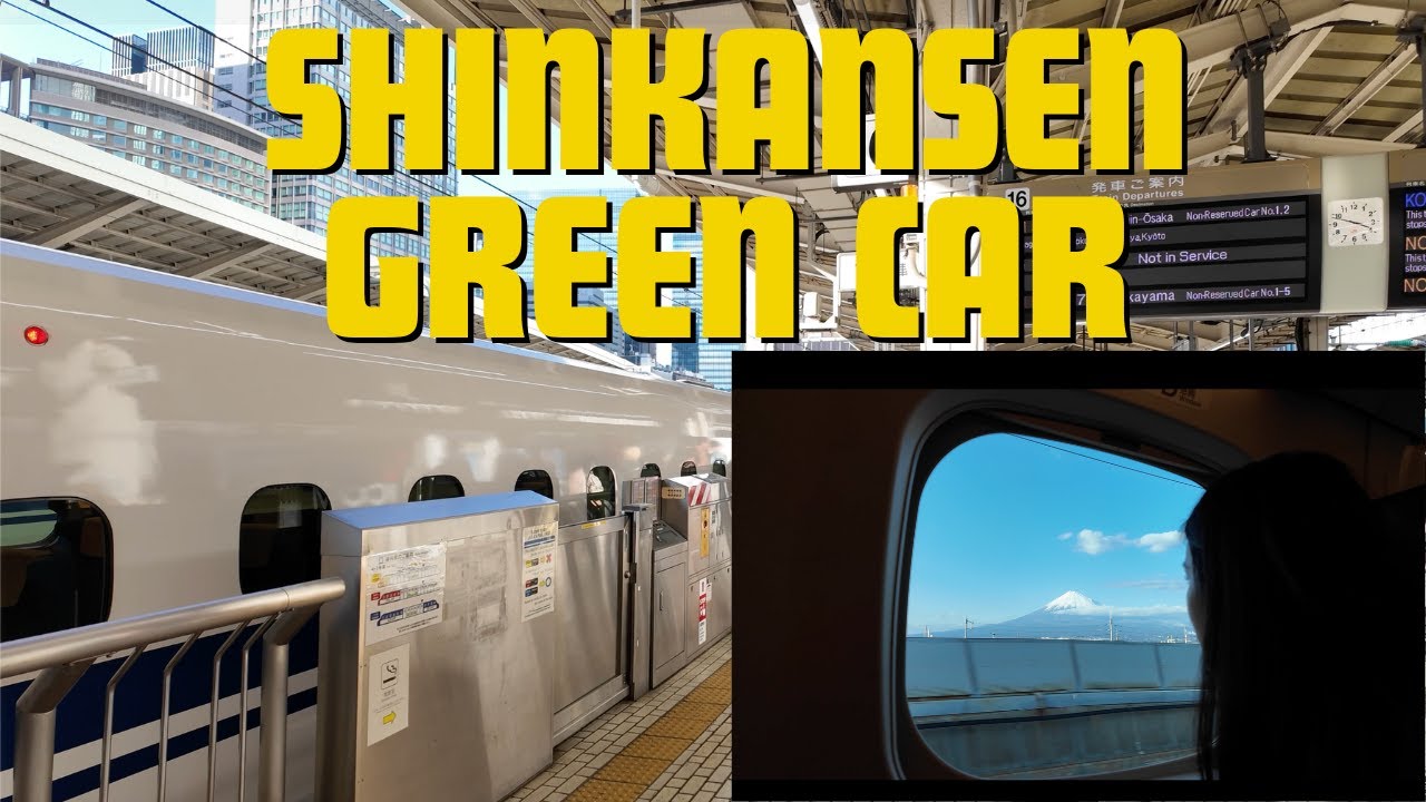 First Time on the SHINKANSEN Green Car to OSAKA - YouTube