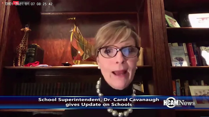 School Superintendent, Dr. Carol Cavanaugh gives u...
