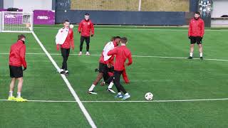 First Training Session  Football Tennis With Ebiye Moses 