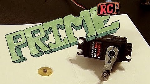 Prime RC How-To: TSX45 Servo Metal Gear Upgrade.