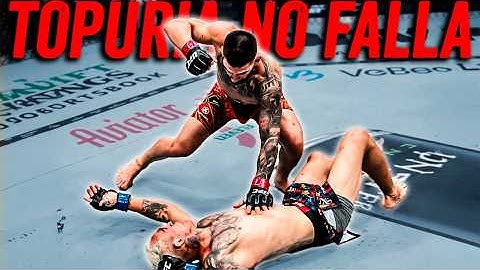 Ilia Topuria DESTROYS Charles Oliveira WITH ONE BLOW!! | UFC 317