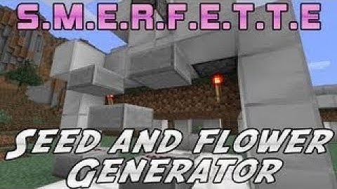 Seed and Flower Generator aka Smerfette Minecraft 1.3.2 Tutorial