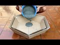 WOW. Creative cardboard project - making flower pots from cardboard - Cardboard and cement - Diy