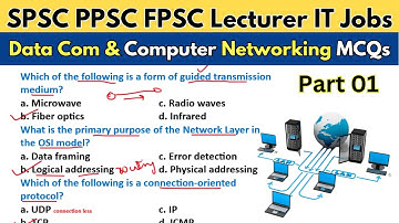 Data Communication and Networking MCQs for Competitive Exam | Lecturer SPSC FPSC CSS PPSC
