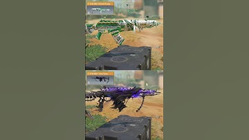 Free Vs Paid Legendary CR-56 AMAX in CODM 💀