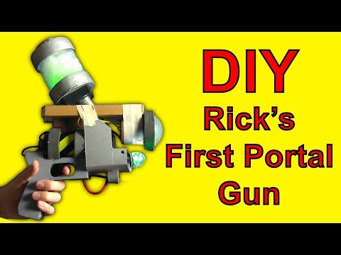 How To Make Rick's First Portal Gun (DIY)