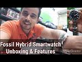 Fossil hybrid smartwatch unboxing and features  abhinia vlogs
