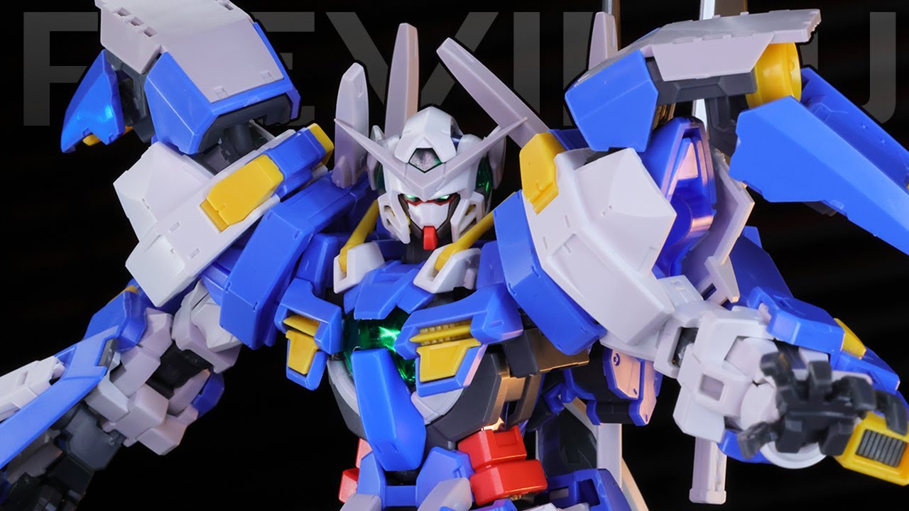 RG Gundam Avalanche Exia Dash Review | MOBILE SUIT GUNDAM 00 - YouTube