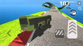 Bus Simulator Mega Ramp: Impossible Tracks Stunt Driving Challenge Gameplay level 7-10 screenshot 4
