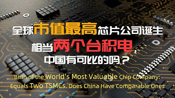 4K MULTISUB 全球市值最高芯片公司诞生，相当两个台积电，我国有可比的吗？New Chip Giant: Twice TSMC