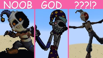 Pixel Art NOOB vs PRO vs HACKER Moondrop in Minecraft
