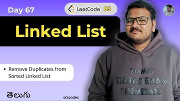 Leetcode 83: Remove Duplicates from Sorted List | Python DSA Telugu | Iterative & Recursive