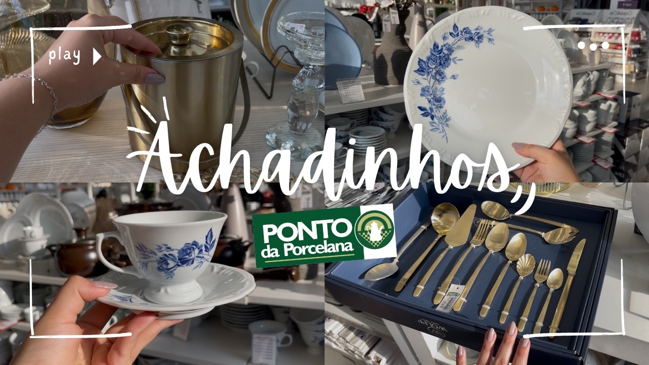 PORCELANAS SCHMIDT, TOUR ATUALIZADO NA LOJA PONTO DA PORCELANA ☕✨ PARTE 2