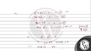 The number of matrices \( A=\left[\begin{array}{ll}a & b \\ c & d\e...