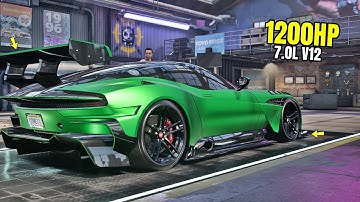 Need for Speed Heat Gameplay - 1200HP ASTON MARTIN VULCAN Customization | Max Build 400+