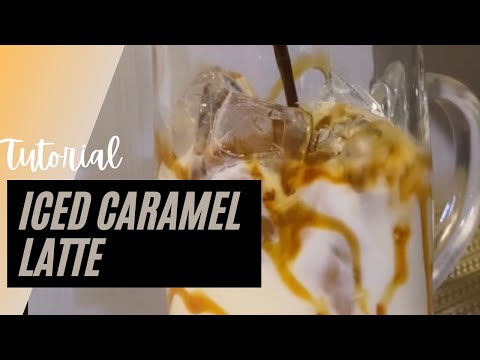 Tutorial Iced Caramel Latte