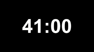41 Minute Timer
