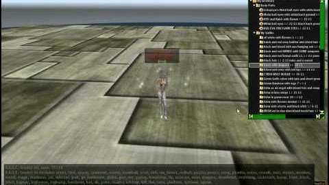 How to edit and change your avatar in Second Life from your presaved outfits in Phoenix Viewer part2