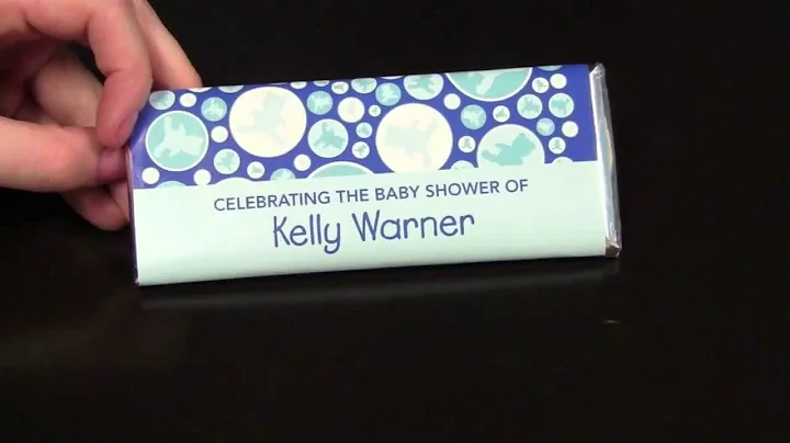 Teddy Time: Custom Candy Bar Wrappers for Baby Shower