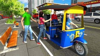 トゥクトゥク人力車運転シミュレーター 2018 - タイでの楽しい運転 - Android GamePlay screenshot 1