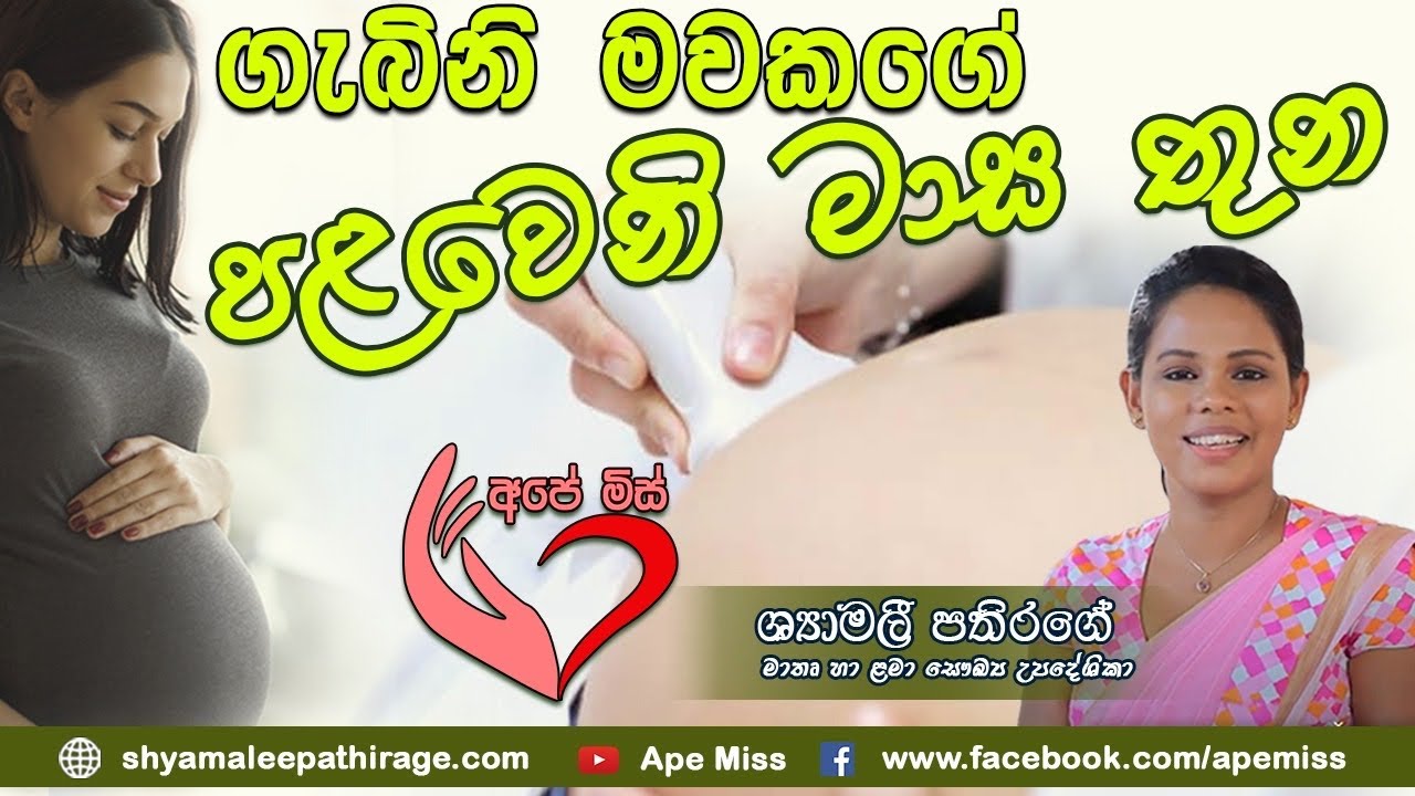 Ape Miss - ගැබිණි මවගේ පළමු මාස තුන | Shymalee Pathirage