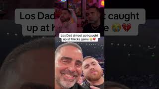 Los Dad almost got caught up at Knicks game 😭💔 #lospollostv
