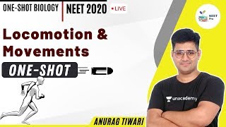 Locomotion & Movements in One-Shot | NEET Biology | NEET 2020 | Anurag Tiwari screenshot 3