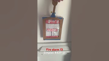 Fire Alarm Test 13: Simplex 4437-21 #short 13 #asmr #SERSafety #firealarms