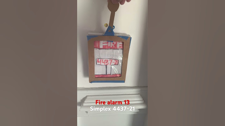 Fire Alarm Test 13: Simplex 4437-21 #short 13 #asmr #SERSafety #firealarms