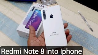 Redmi Note 8, 9 pro Converted into Iphone 11 Modification trick