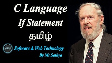 if Statement Using C Language in Tamil