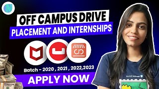 Off campus Job and Internship Opportunities-  McAfee , Kirana , Couchbase and much more | Apply now