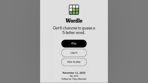 Todays Wordle #875 Answer for 11/11/2023 - Wordle November 11th 2023 - NYT Daily Wordle Today Answer