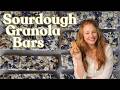 The Best Chewy Sourdough Granola Bars (7 wholesome ingredients)