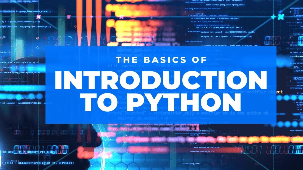 Introduction on how to work with python - YouTube