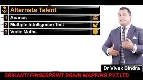 Eight Multiple Intelligence By Vivek Bindra अपने बच्चों का Intelligence Test कराना हो तो संपर्क करें