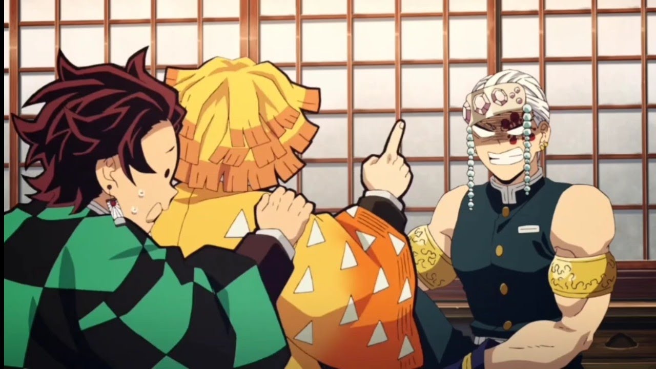 funny moments of demon slayer eng dub season 1 part one
