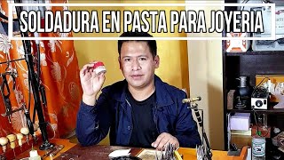 Soldadura en pasta para joyería ( how to silver jewellery ) - YouTube