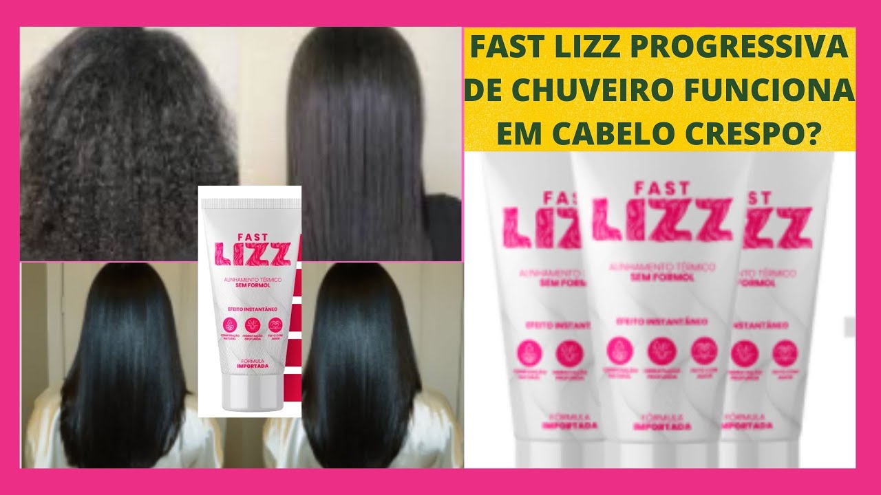 FAST LIZZ PROGRESSIVA DE CHUVEIRO FUNCIONA EM CABELO CRESPO? VALE A PENA? Ë BOM MESMO? COMO USAR