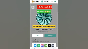 Earn USDT😱😱💸💸 on Telegram #usdt #free #usdtmining #freebot #shorts