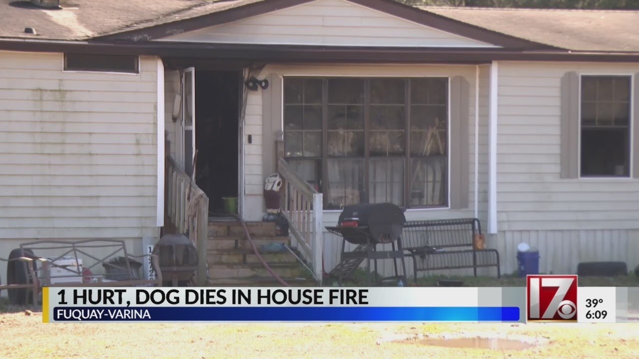 1 injured, dog dies in Wake County house fire near Fuquay-Varina - YouTube