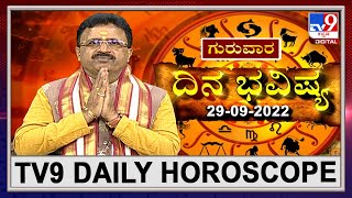 TV9 Daily Horoscope: Effects on zodiac sign | Dr. Basavaraj Guruji, Astrologer (29-09-2022)